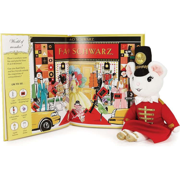 Claris The Mouse: Where is Claris In New York & FAO Schwarz Toy Soldier Plush Book Bundle - Image 2