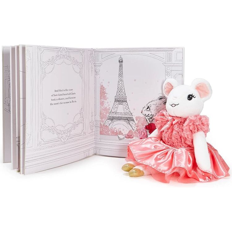 Claris The Mouse: The Chicest Mouse In Paris Blush Plush Book Bundle - Image 2