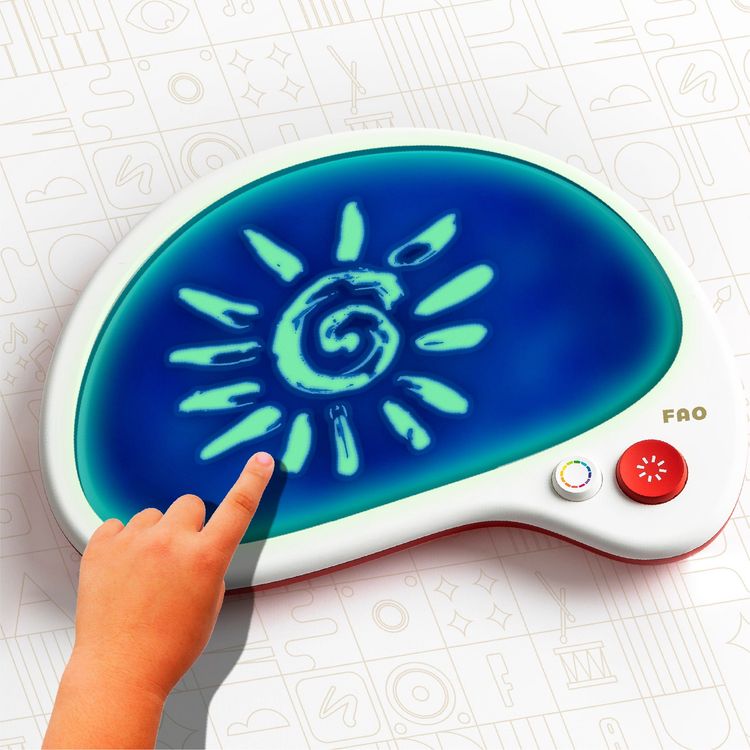 Mess-Free Glow Palette Musical LED Art Pad - Image 3